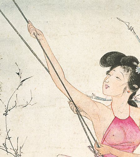 浈江-胡也佛的仕女画和最知名的金瓶梅秘戏图